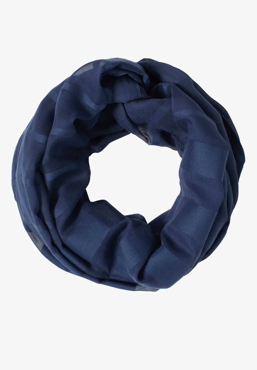 Cecil Gestreifter Loop Schal - Sporty Denim Blue