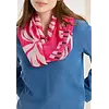 Loop Scarf with Foilprint - Beetroot Pink