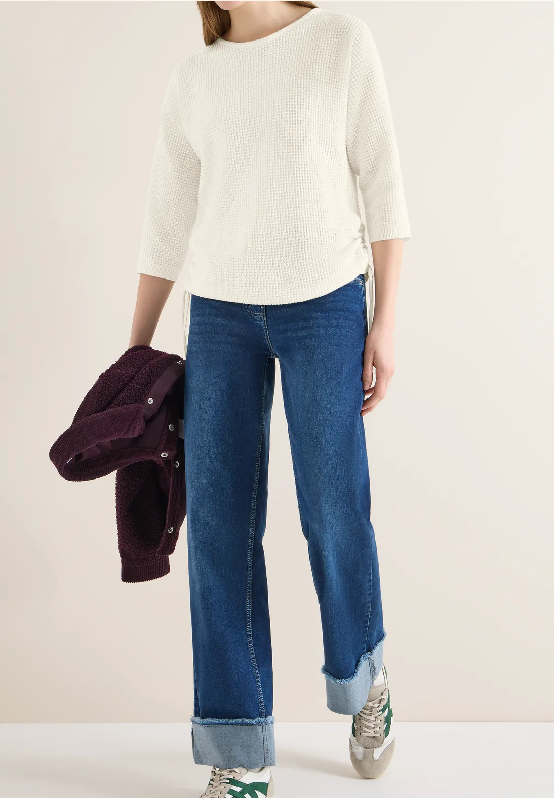 Cecil Dolman Trui - Raw Sand Beige