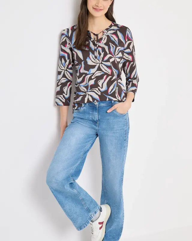 Cecil Tunika-Shirt - Macchiato Brown