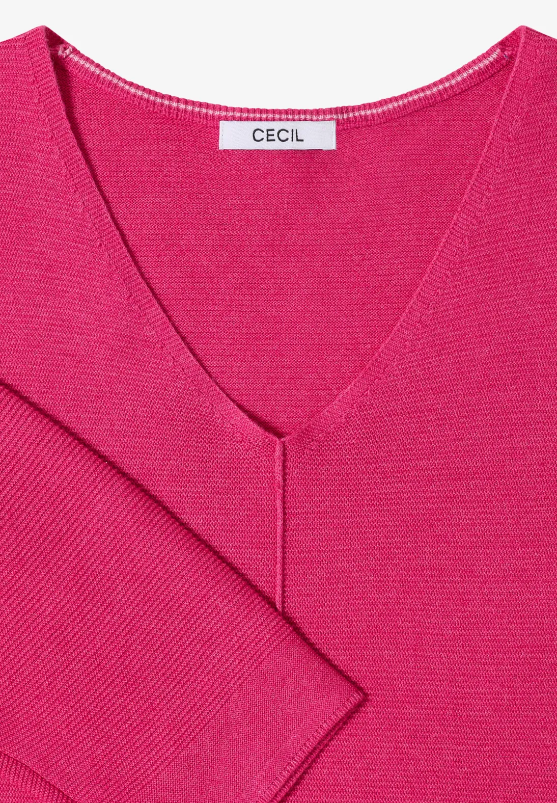 Cecil Jumper with Structure - Beetroot Pink