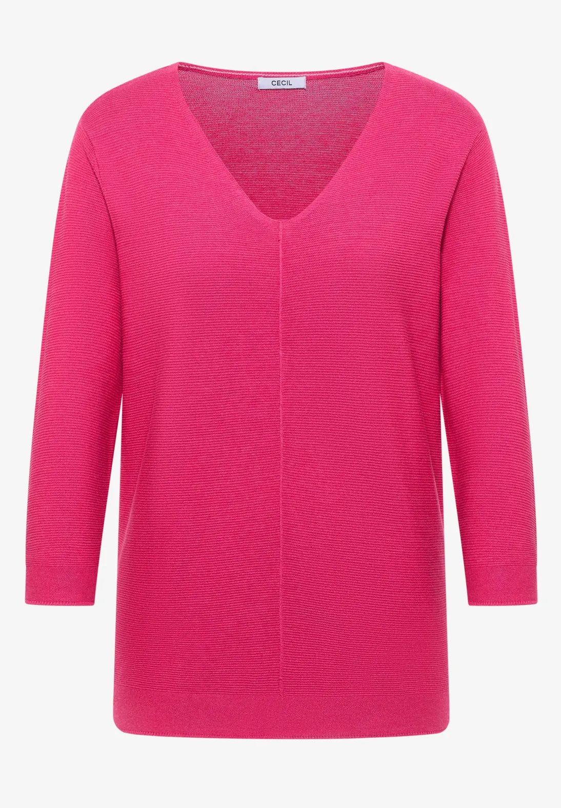 Cecil Pullover mit Struktur - Beetroot Pink