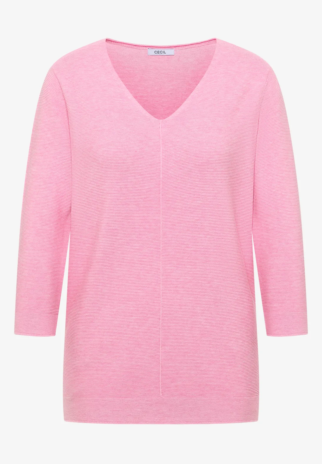 Cecil Pullover mit Struktur - Flamingo Rose