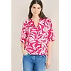 Print Blouse - Beetroot Pink