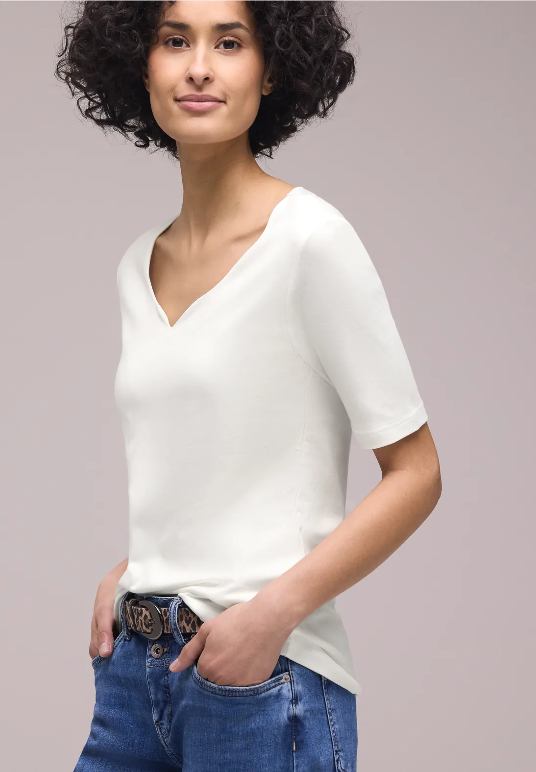 Street One Basic Shirt Ada - Off White