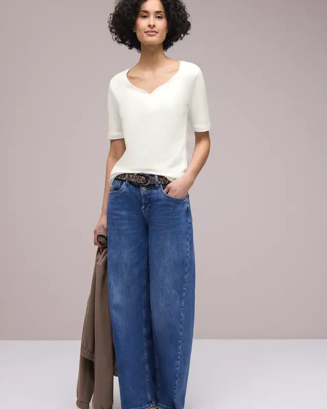 Street One Basic Shirt Ada - Off White