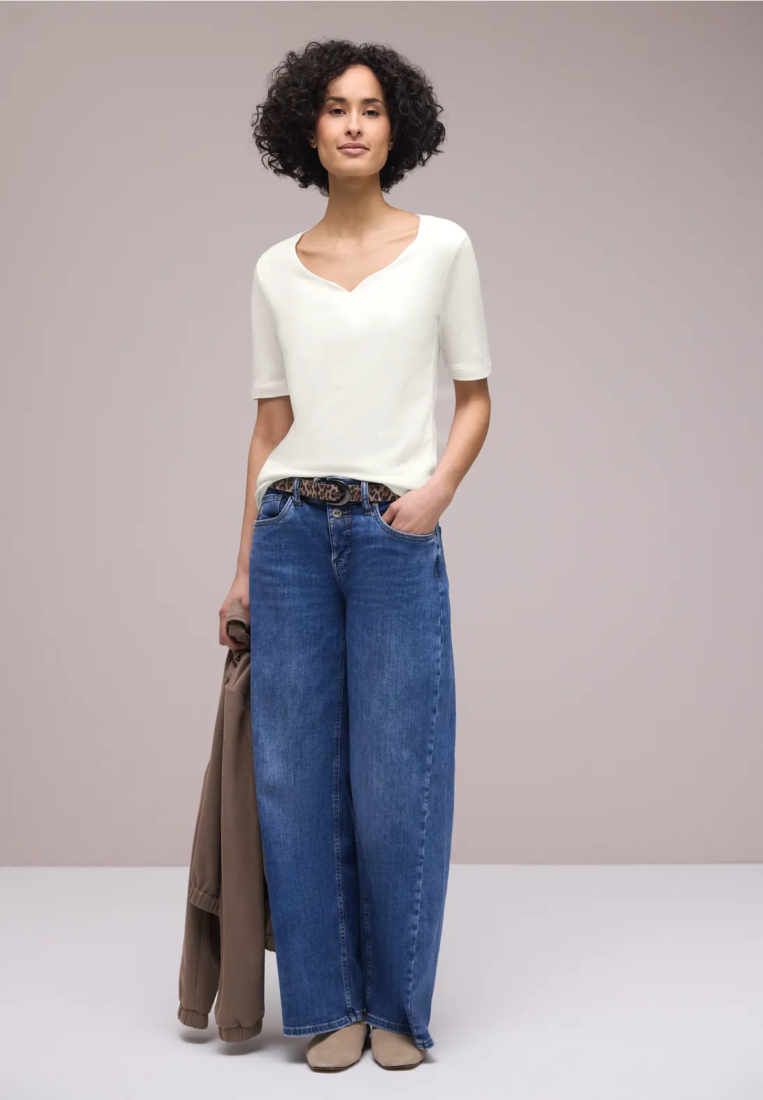 Street One Basic Shirt Ada - Off White