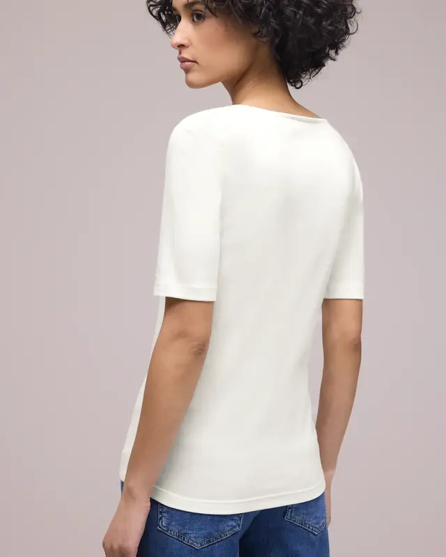 Street One Basic Shirt Ada - Off White