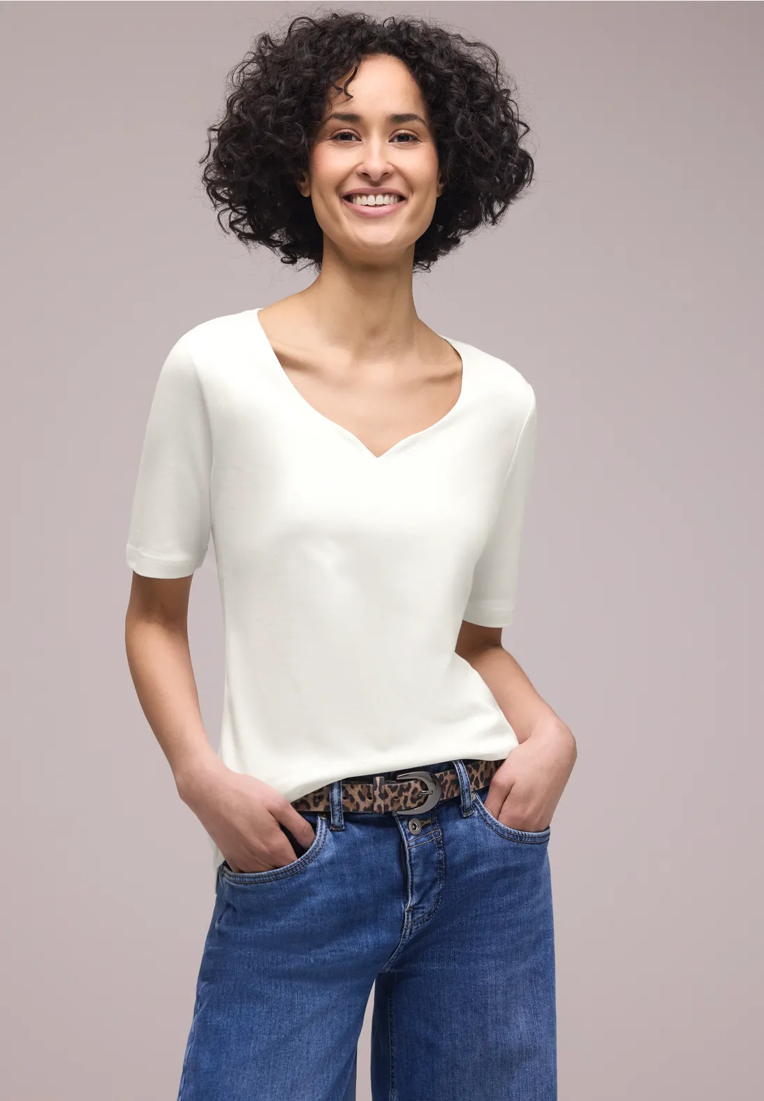 Street One Basic Shirt Ada - Off White