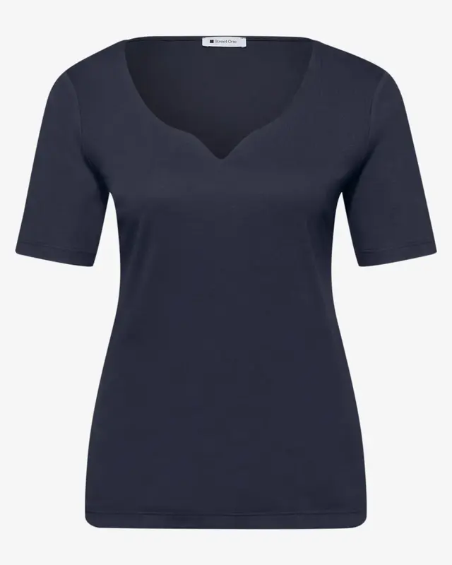 Street One Basic Shirt Ada - Shadowed Navy