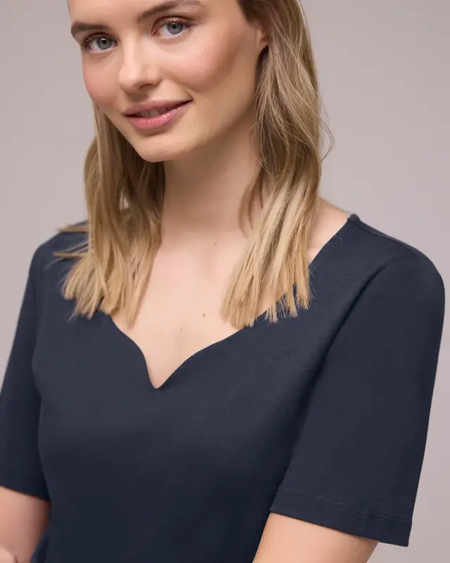 Street One Basic Shirt Ada - Shadowed Navy