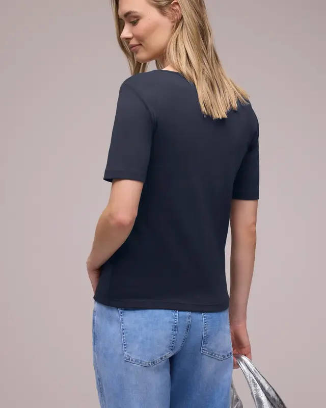 Street One Basic Shirt Ada - Shadowed Navy