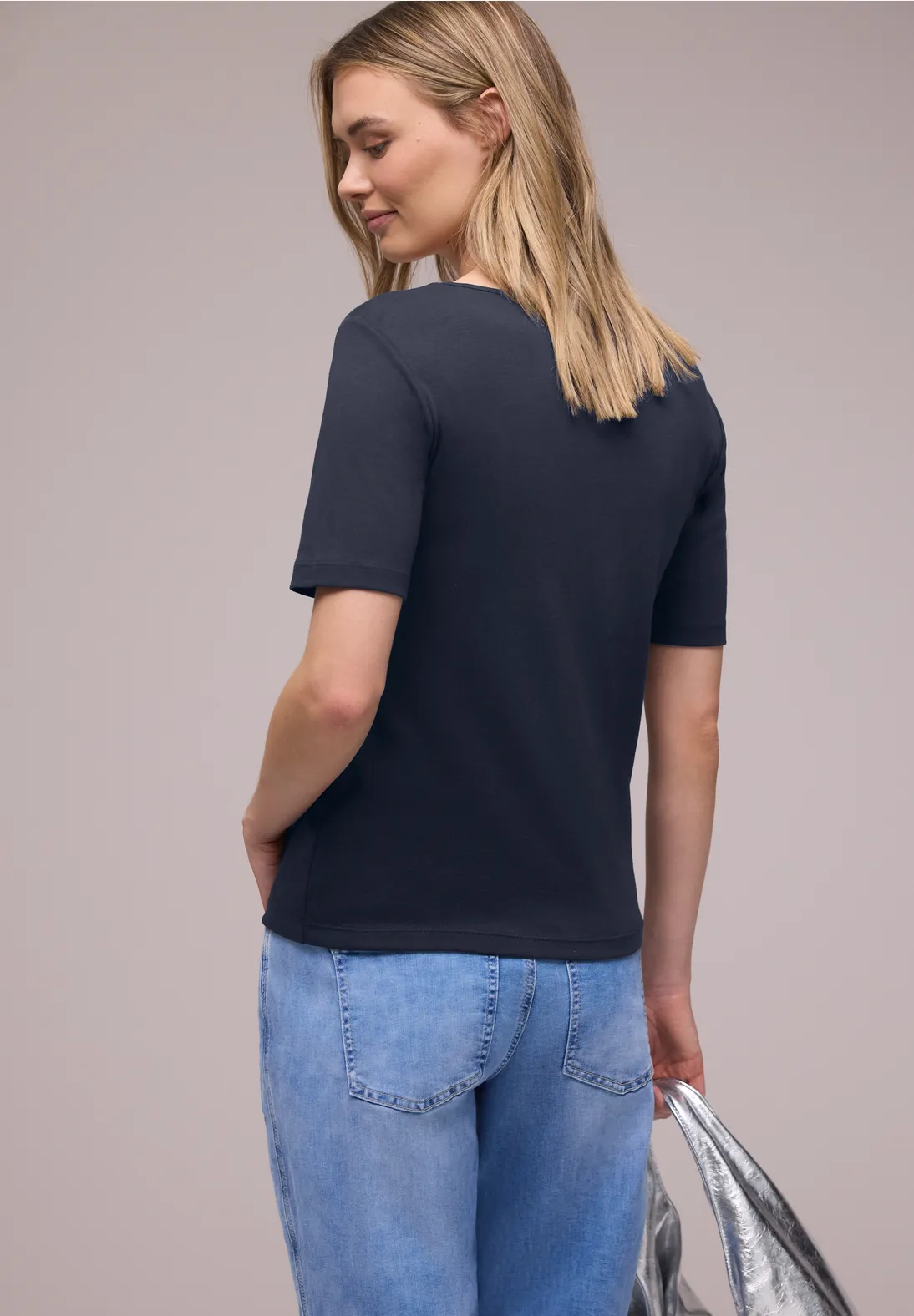 Street One Basic Shirt Ada - Shadowed Navy