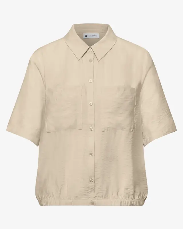 Street One Shirt Blouse - Smoke Beige