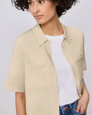 Street One Shirt Blouse - Smoke Beige