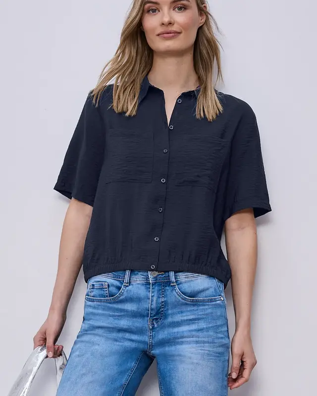 Street One Overhemd Blouse - Shadowed Navy