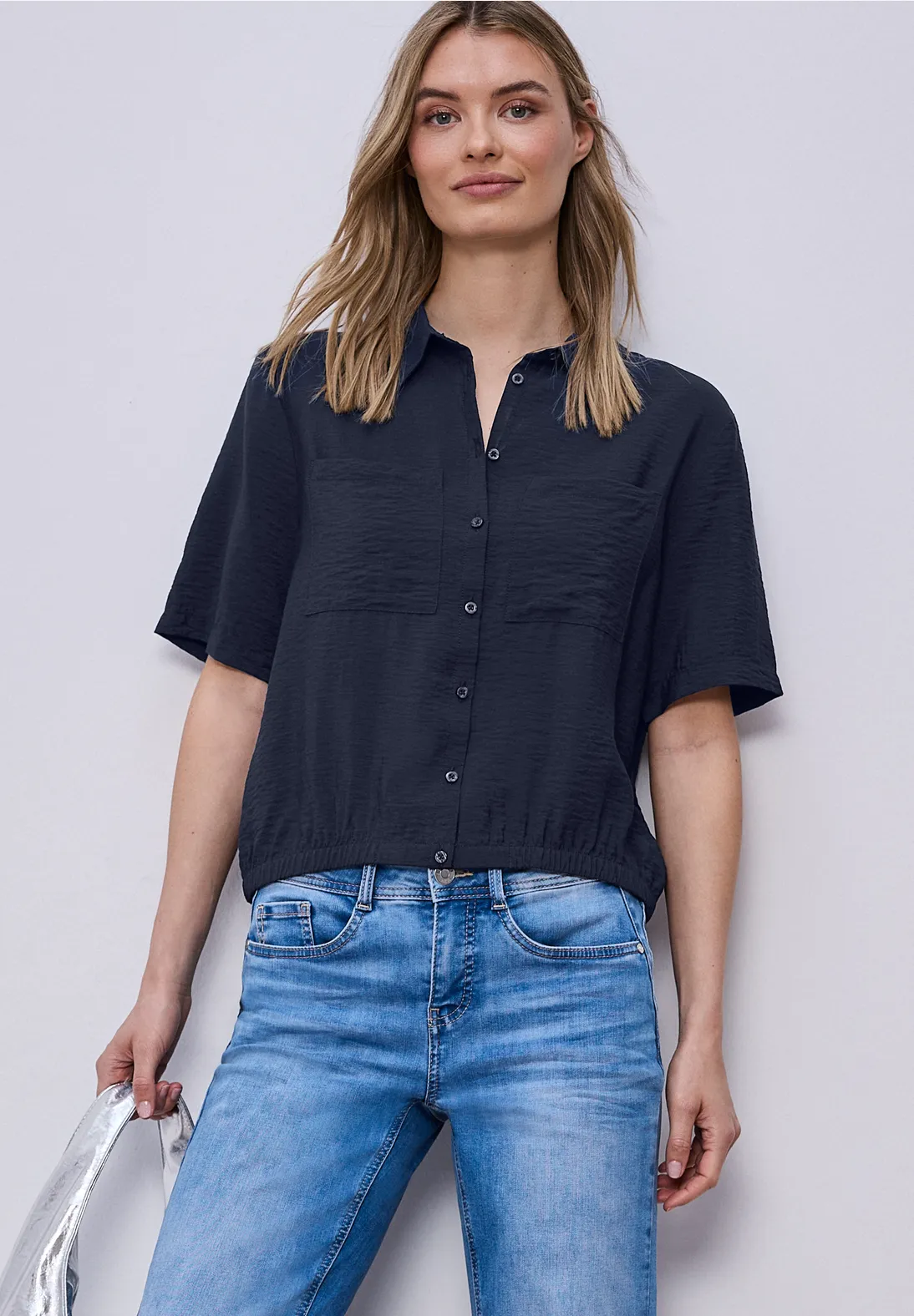 Street One Shirt Blouse - Shadowed Navy