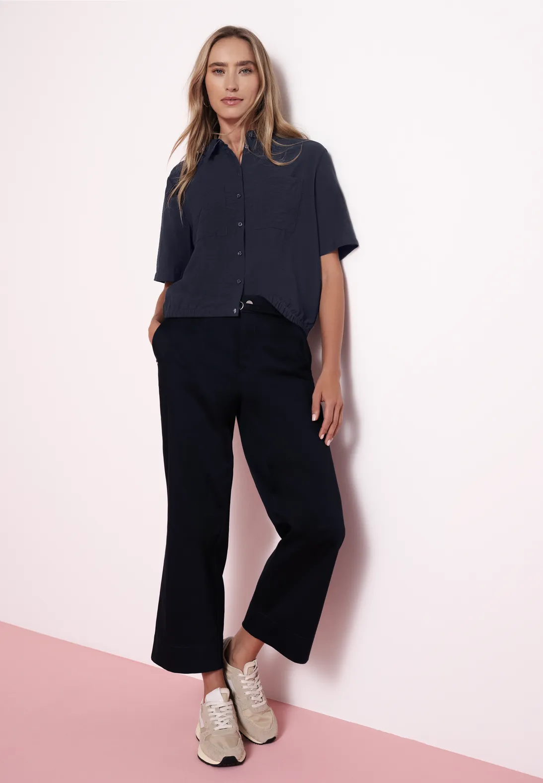 Street One Shirt Blouse - Shadowed Navy