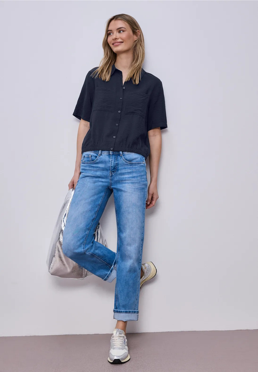 Street One Overhemd Blouse - Shadowed Navy