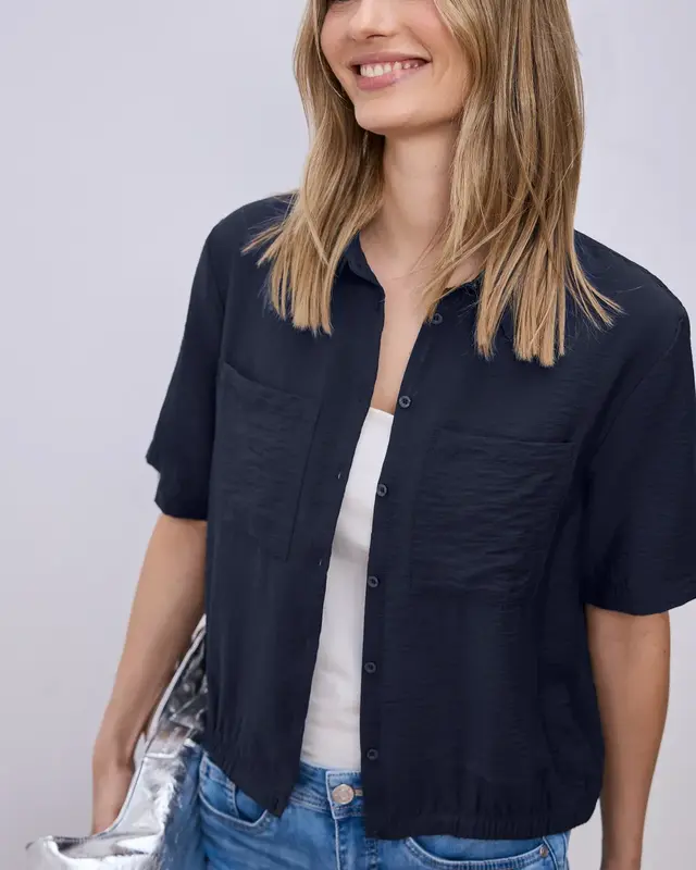 Street One Overhemd Blouse - Shadowed Navy