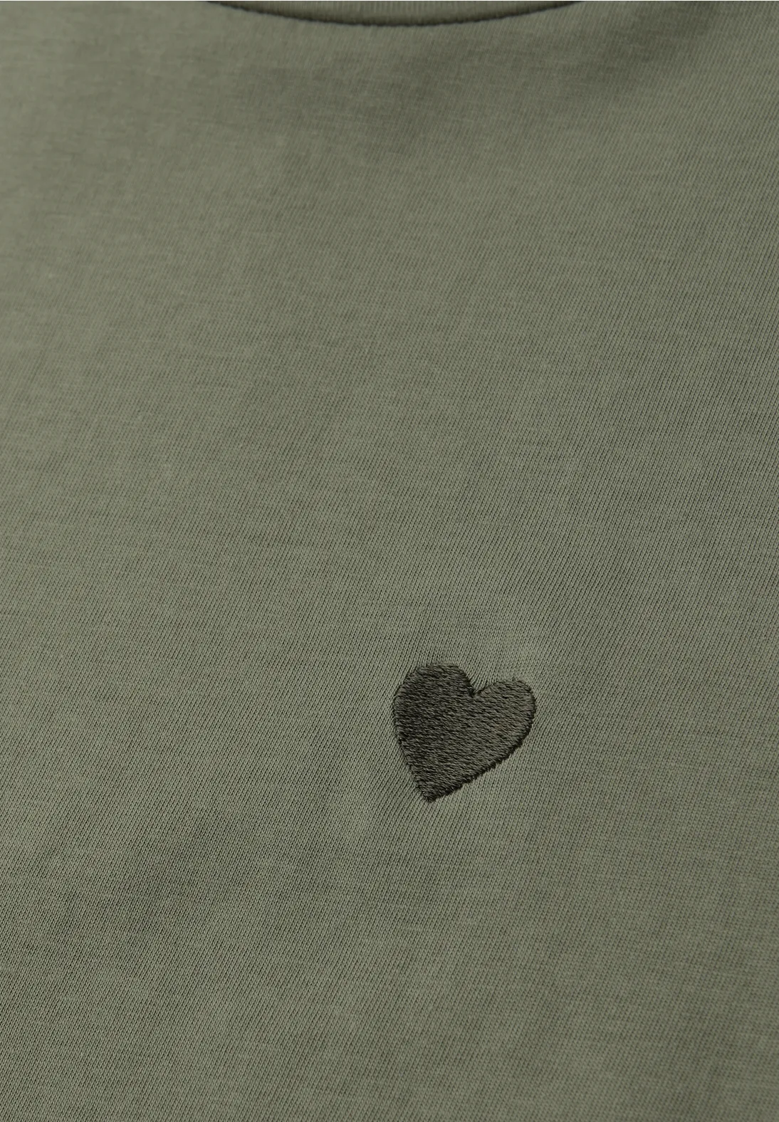 Street One Studio Shirt met Hartjesprint - Lichen Green