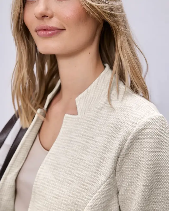 Street One Blazer mit Struktur - Smoke Beige