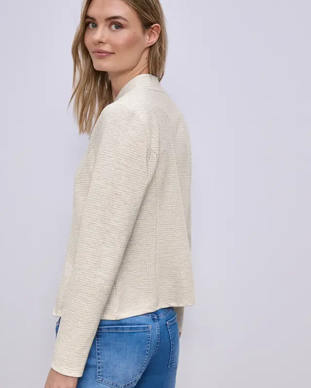 Street One Blazer with Structure - Smoke Beige