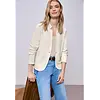 Blazer mit Struktur - Smoke Beige