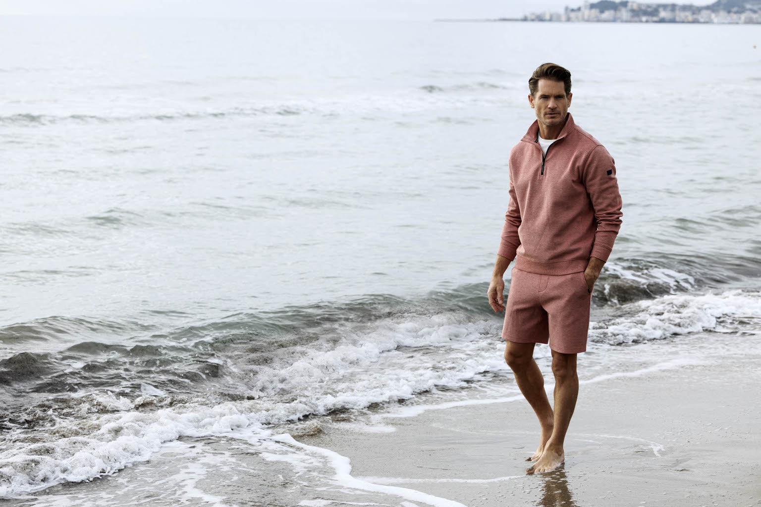 Baileys Sweat Bermuda - Terra