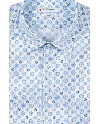 Giordano Button-Under Shirt - Navy