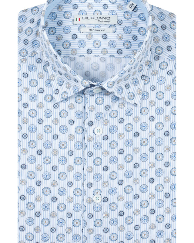 Giordano Button-Under Shirt - Navy