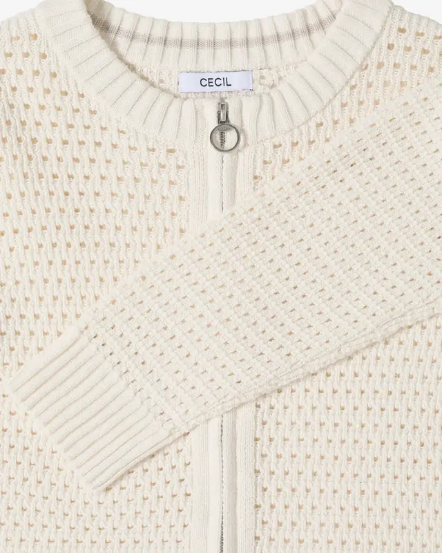Cecil Longsleeve Cardigan - Raw Sand Beige