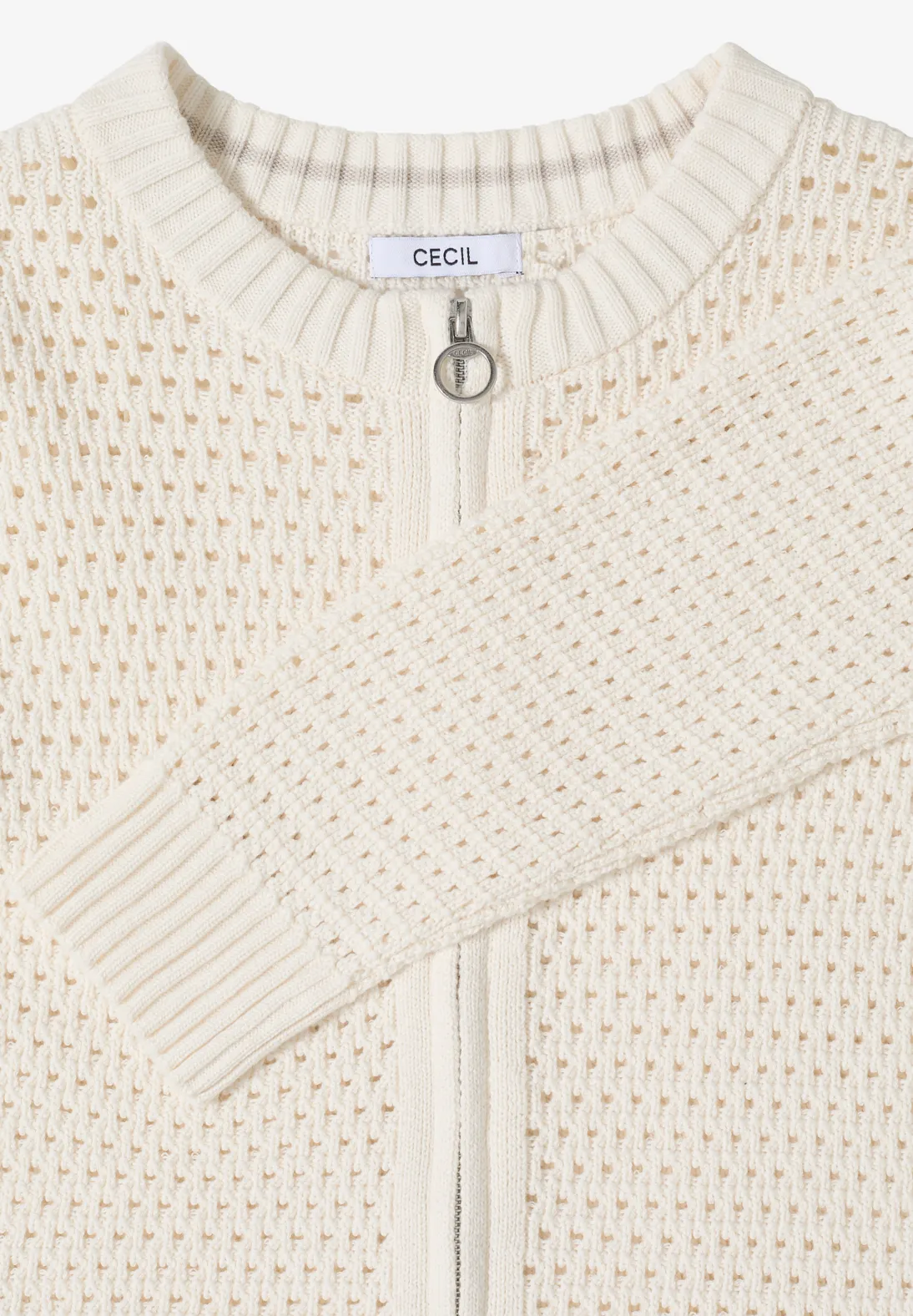 Cecil Longsleeve Cardigan - Raw Sand Beige