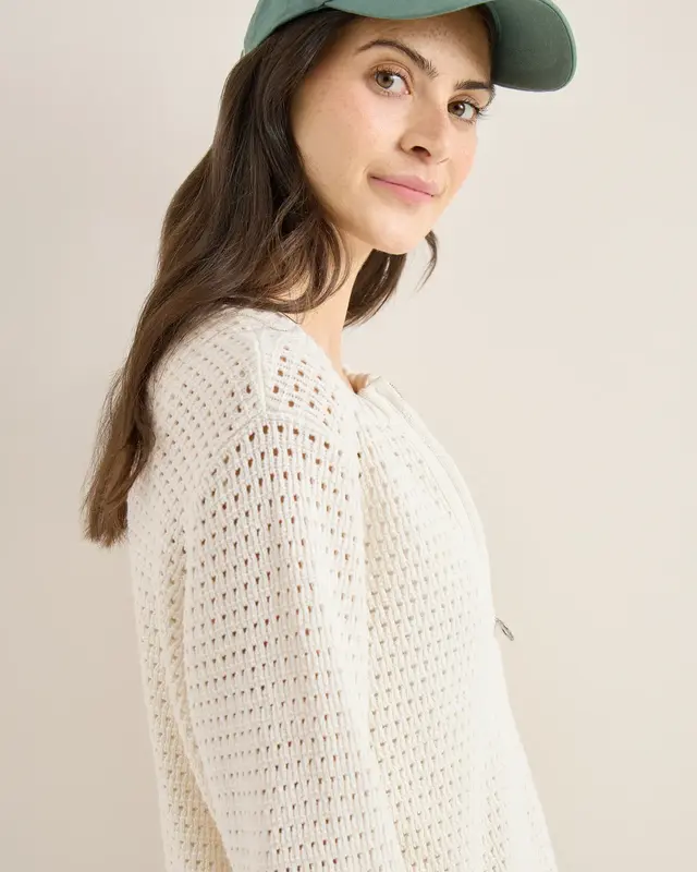 Cecil Longsleeve Cardigan - Raw Sand Beige