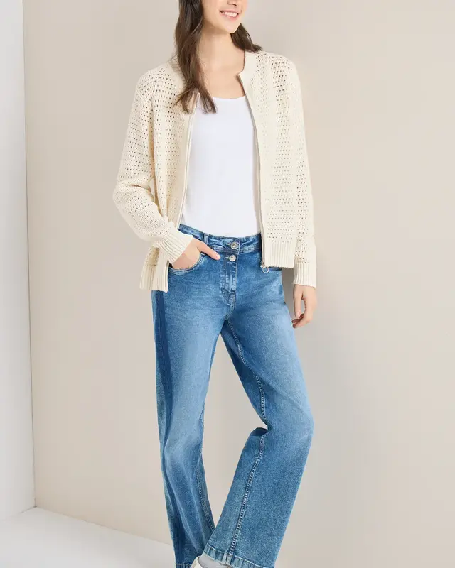 Cecil Longsleeve Cardigan - Raw Sand Beige