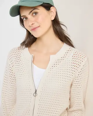Cecil Longsleeve Cardigan - Raw Sand Beige