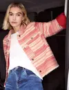 Street One Studio Jacke mit Streifen - Torch Red