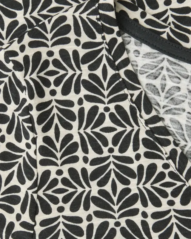 Street One Shirt met Minimale Print Gerda - Shadowed Navy