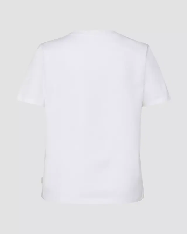 S. Oliver T-Shirt, Frontprint - White