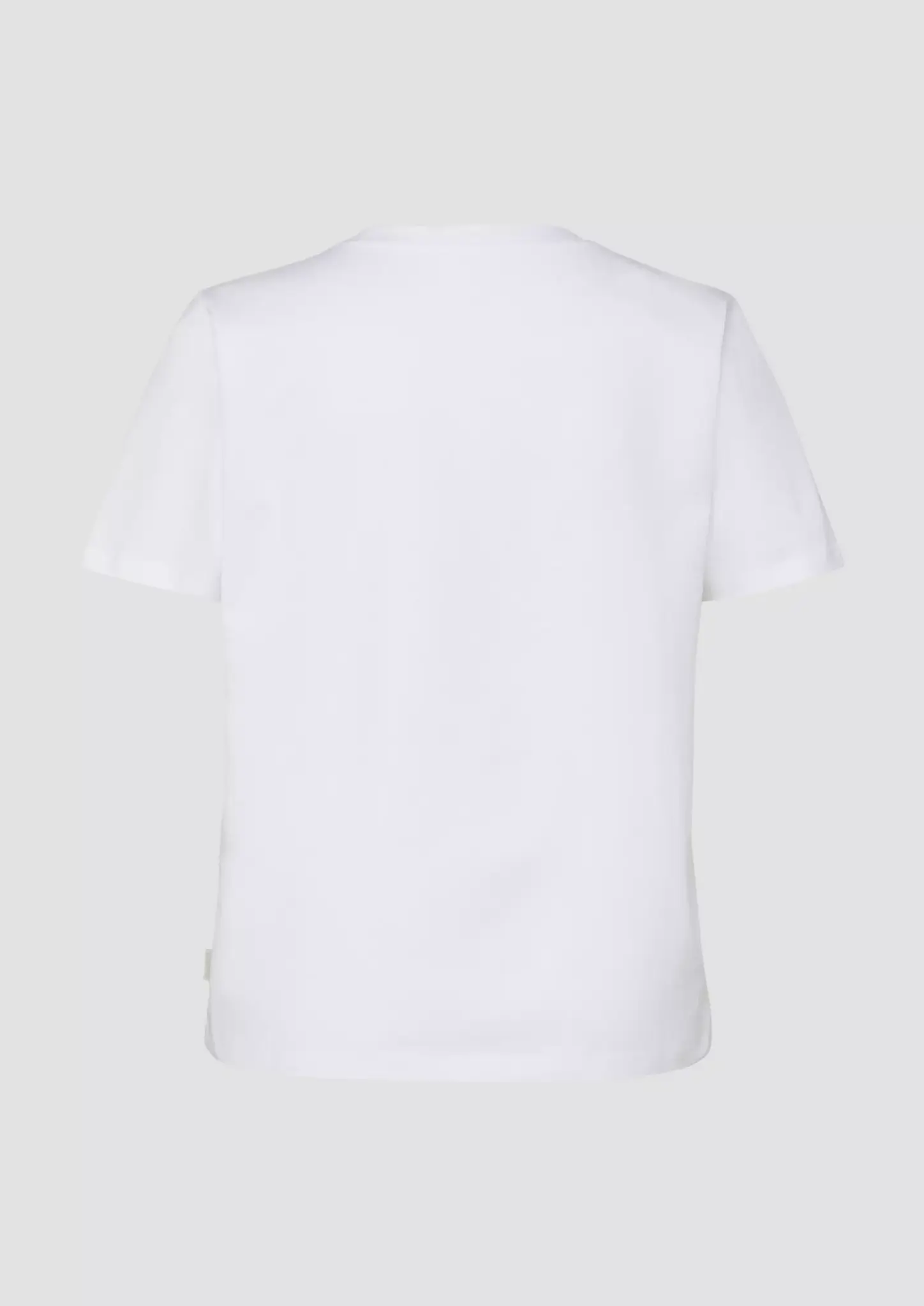 S. Oliver T-Shirt, Frontprint - White