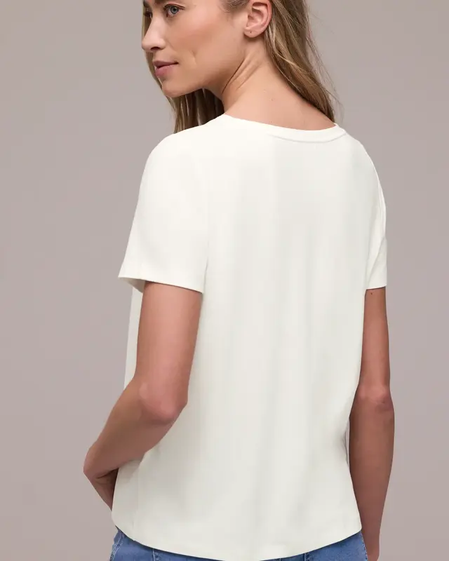 Street One Shirt mit Wording - Off White