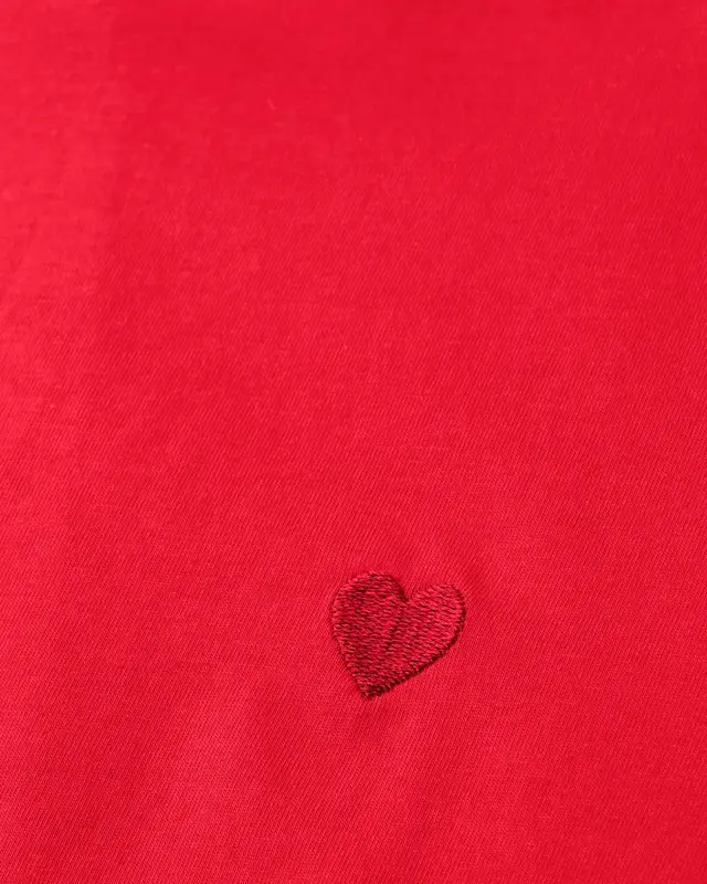 Street One Studio T-Shirt mit Herz-Print - Torch Red