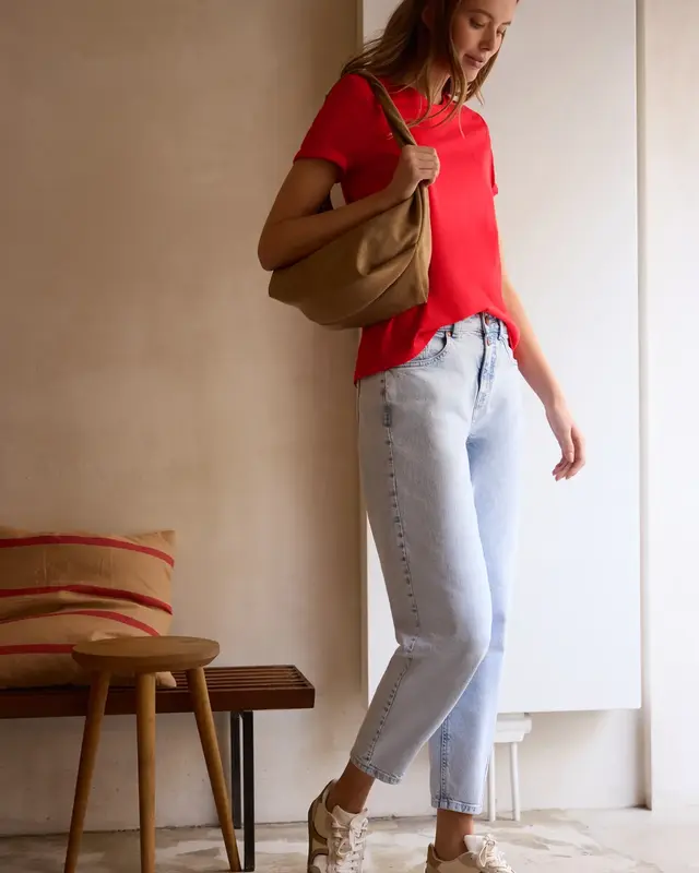 Street One Studio Shirt met Hartjesprint - Torch Red