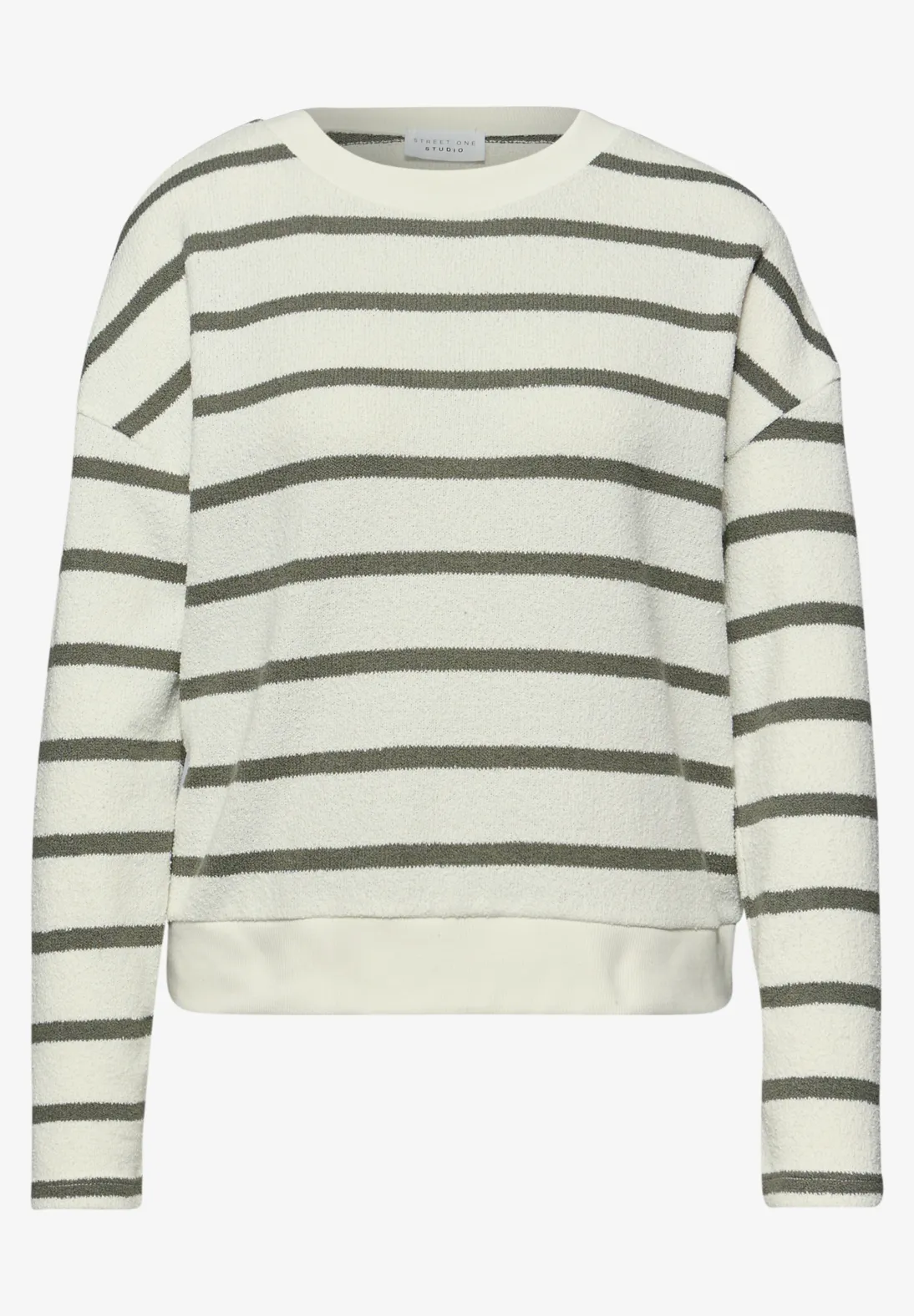 Street One Studio Shirt, Loose Fit - Lichen Green