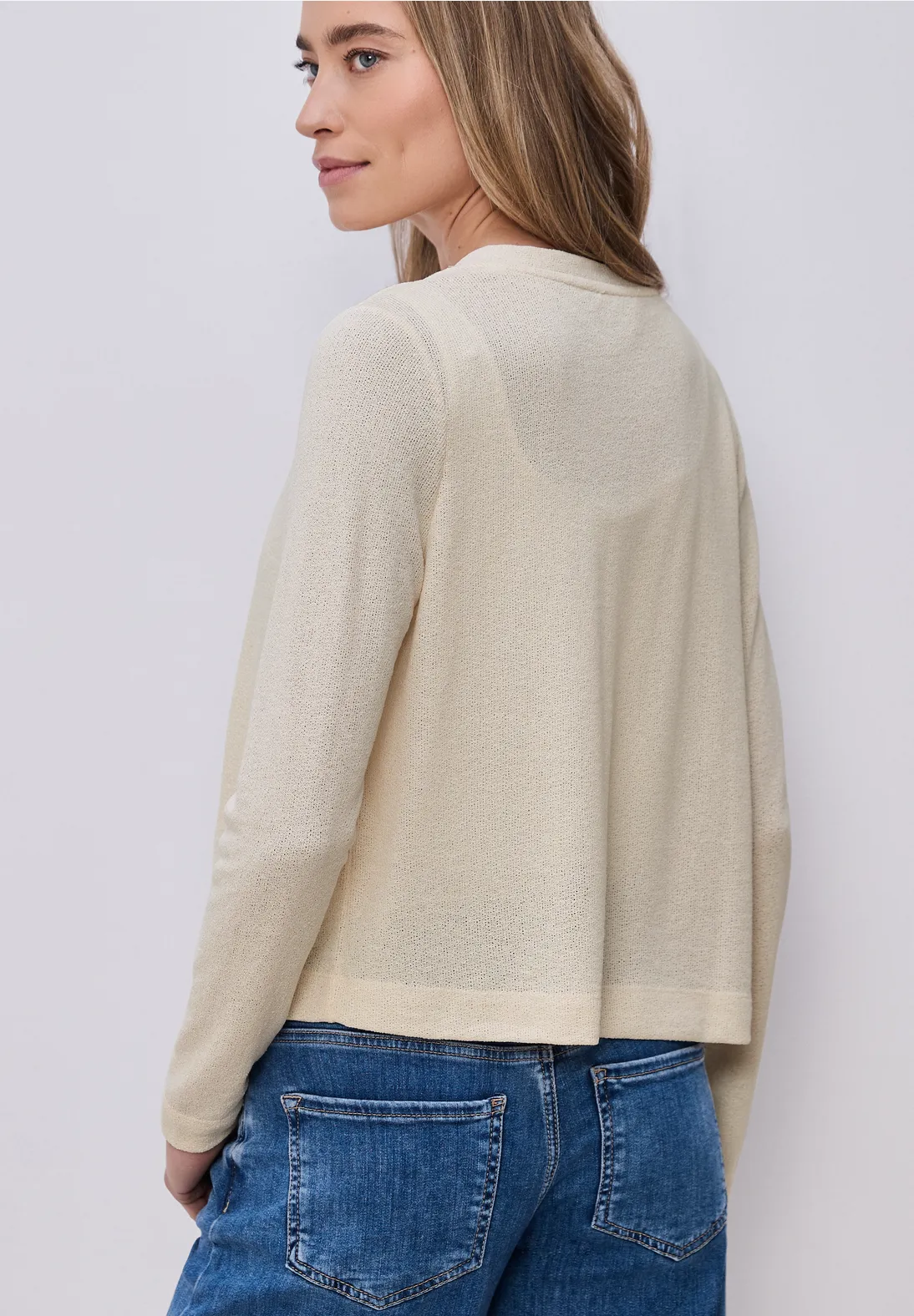 Street One Gebreid Vestje Nette - Smoke Beige