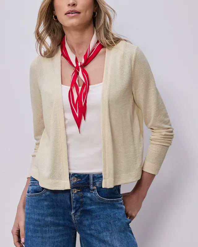 Street One Gebreid Vestje Nette - Smoke Beige