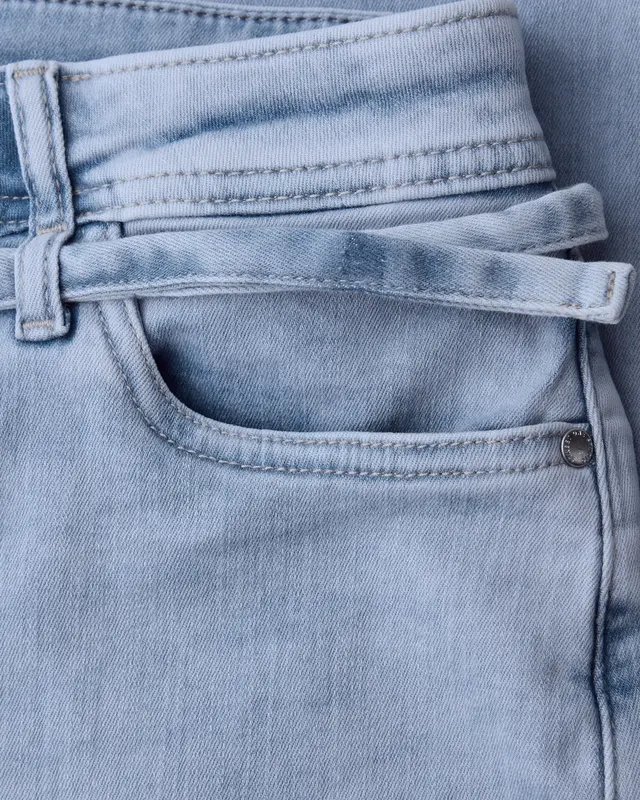 Street One Studio Wide Leg Jeans - Light Blue Wash