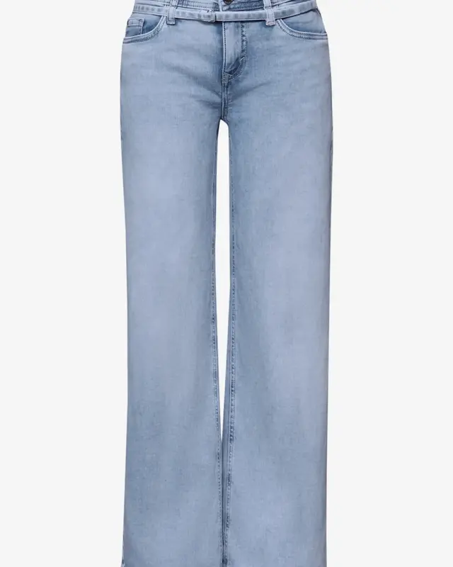 Street One Studio Wide Leg Jeans - Light Blue Wash
