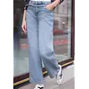 Wide Leg Jeans - Light Blue Wash