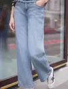 Street One Studio Wide Leg Jeans - Light Blue Wash